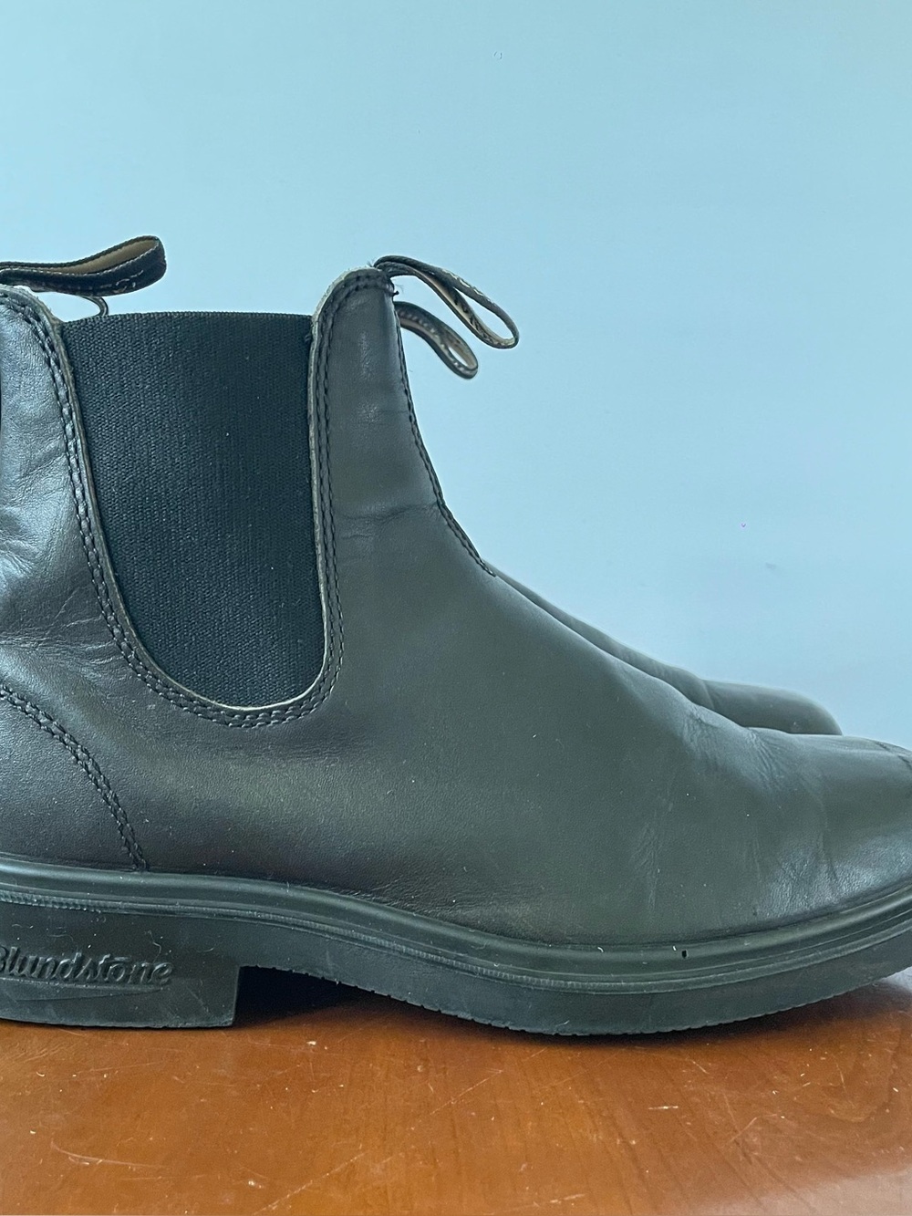 Blundstone 063 black leather dress chelsea boots | AU 6